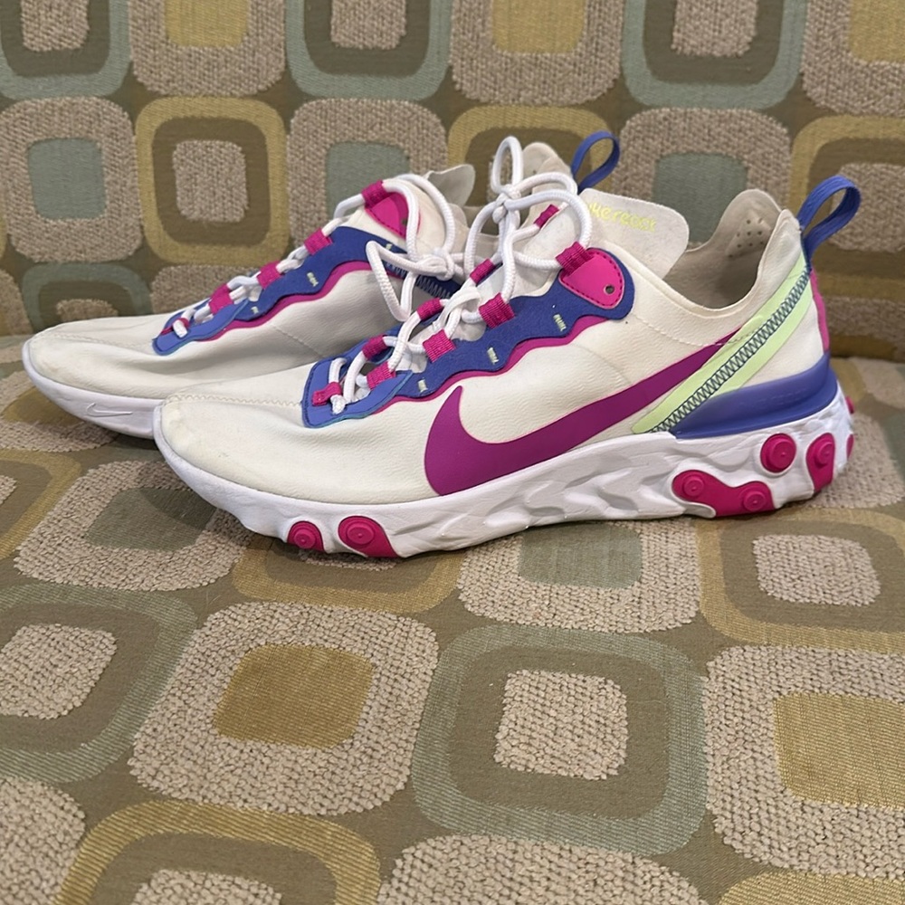 Size 10 Womens Nike Running Shoes React Element 55 White Pink BQ2728 104